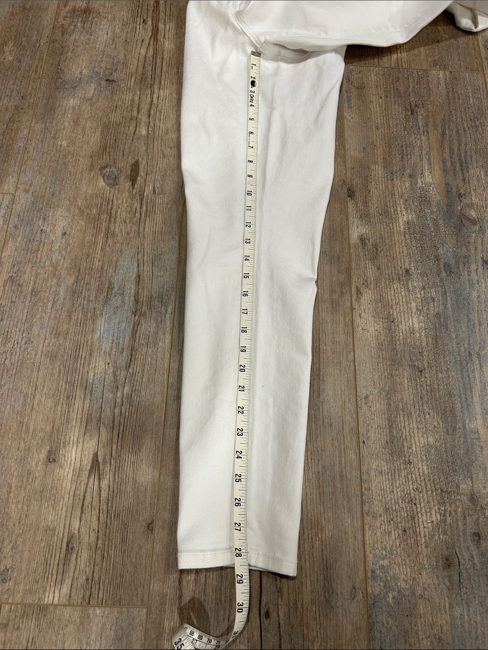 White High-Waist Skinny Jeans from Target Size 10 - Picture 10 of 11